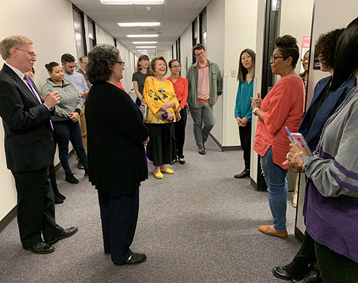 Public Health colleagues congratulate Zina
